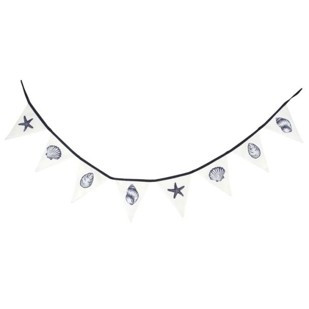 Single Seashell Fabric Bunting