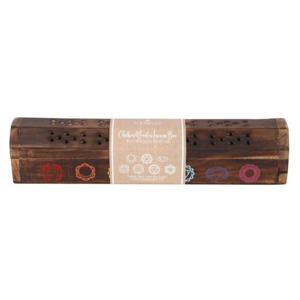 Chakra Wooden Mixed Incense Box Set 