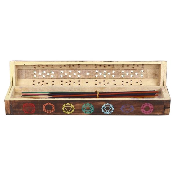 Chakra Wooden Mixed Incense Box Set 