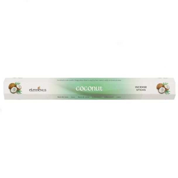 Set of 6 Packets of Elements Coconut Incense Sticks