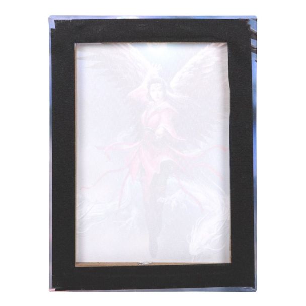 19x25cm Air Element Sorceress Canvas Plaque by Anne Stokes