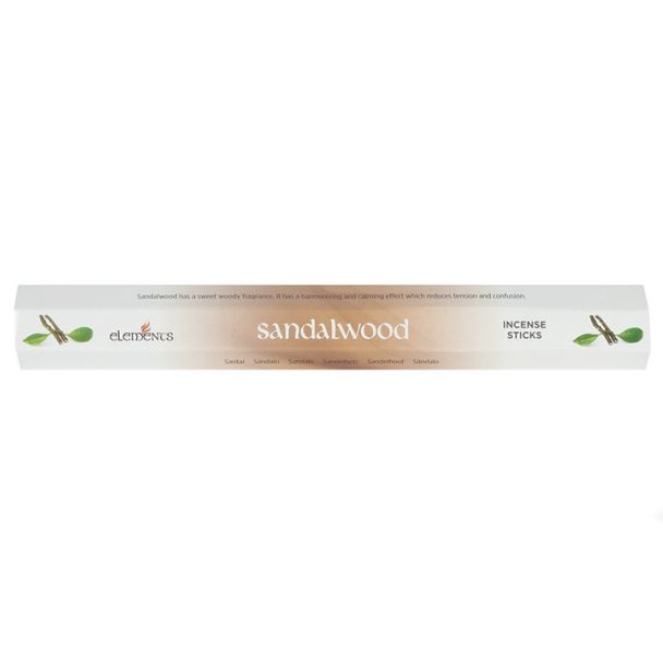 Set of 6 Packets of Elements Sandalwood Incense Sticks 