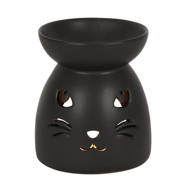 Black Cat Cut Out Oil Burner and Wax Warmer 
