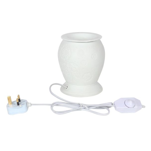 Elephant White Ceramic Electric Oil Burner and Wax Warmer