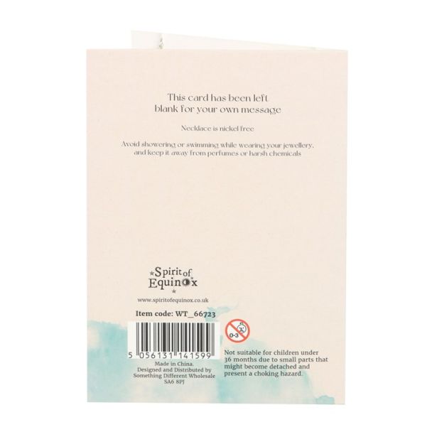 Opalite Star Necklace Card