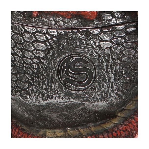 Serpent Infection Lidded Skull Ornament by Spiral Direct