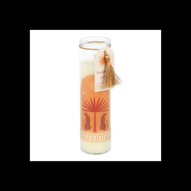 Leopard Palm Sandalwood & Oud Tube Candle