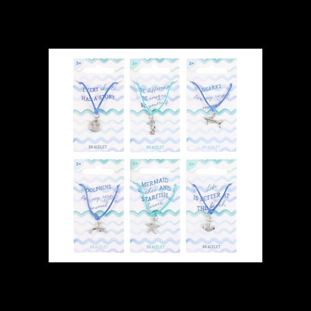 Set of 36 Nautical Bracelets on Display