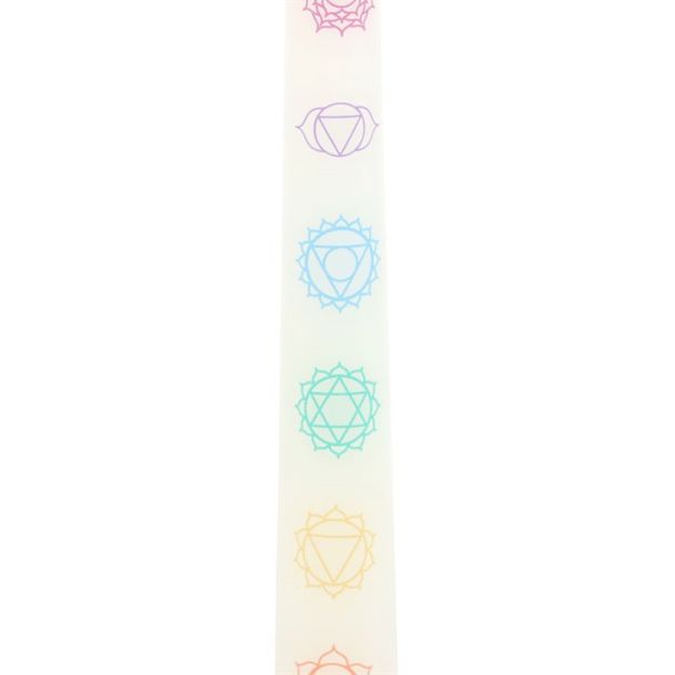 Set of 3 Chakra Balancing Taper Dinner Candles