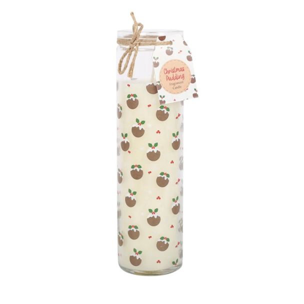 Christmas Pudding Scented Advent Tube Candle