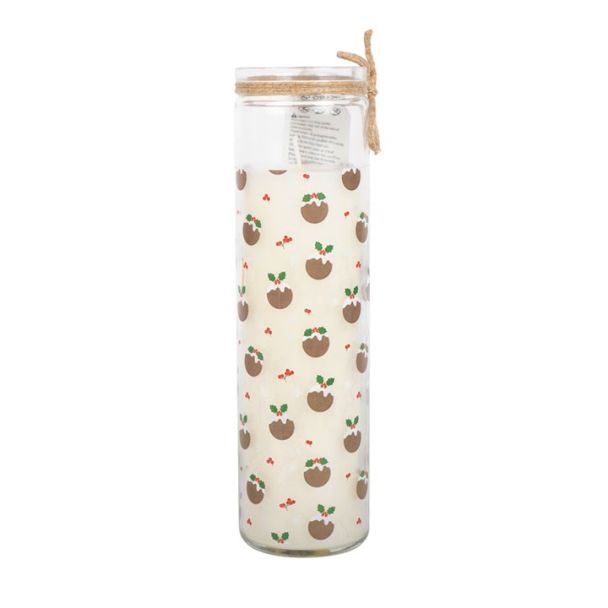 Christmas Pudding Scented Advent Tube Candle