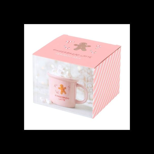 Pink Gingerbread Latte Mug