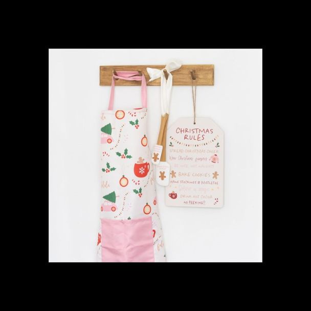 Sugarplum Fun Christmas Rules Hanging Sign