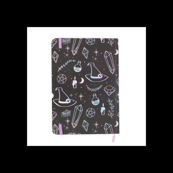 Crystal Witch Print A5 Notebook