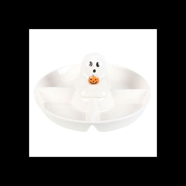 Ghost Chip & Dip Snack Dish