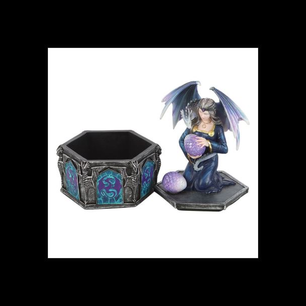 Dragon Friendship Spring Box by Anne Stokes