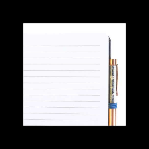 Night Owl Journal with Sodalite Pen