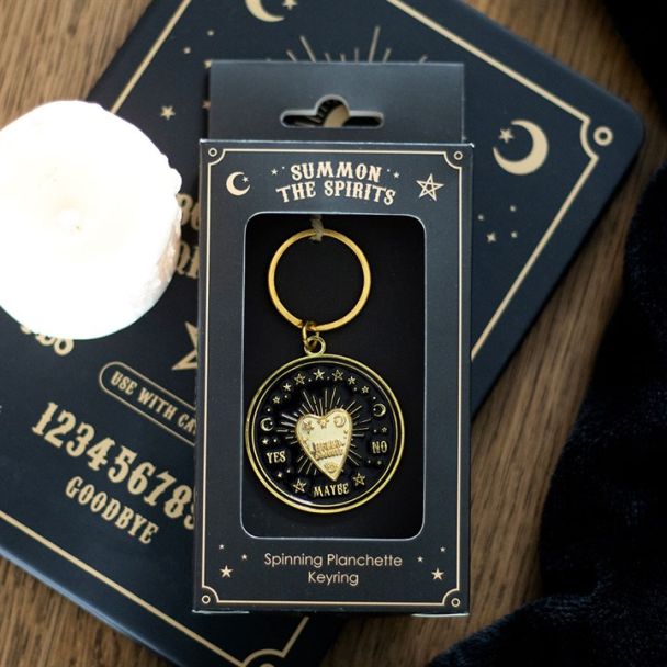 Spinning Talking Board Planchette Keyring 