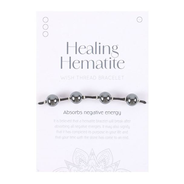 Healing Hematite String Bracelet