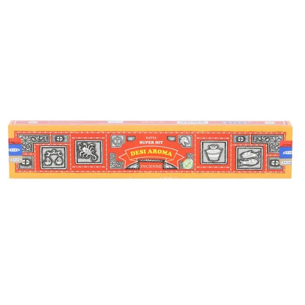 12 Packs of Superhit Desi Aroma Incense Sticks by Satya
