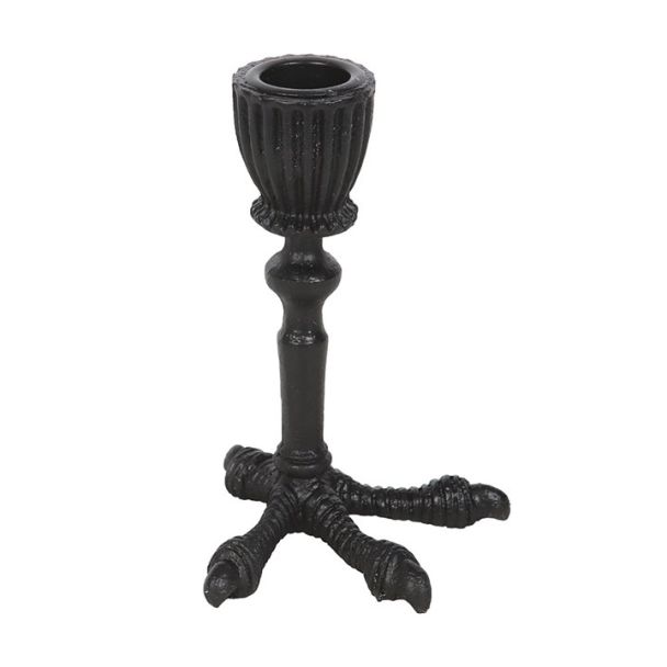 Raven Claw Taper Candle Holder