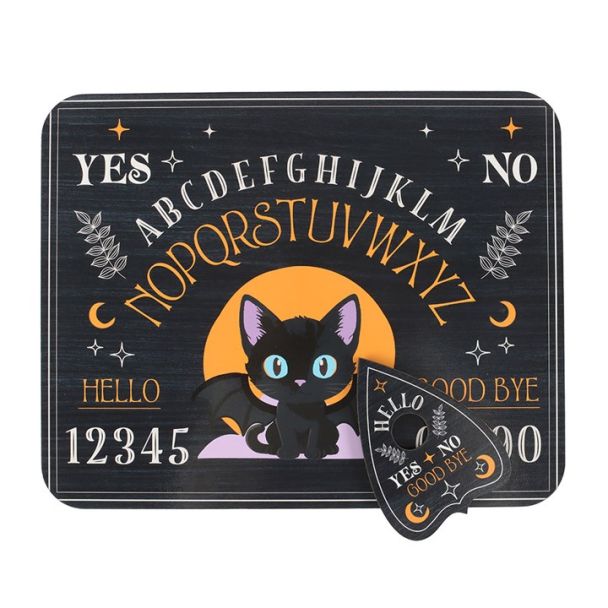 Cute and Creepy Bat Cat Talking Board with Planchette
