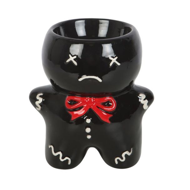 Black Gingerdead Man Oil Burner and Wax Warmer