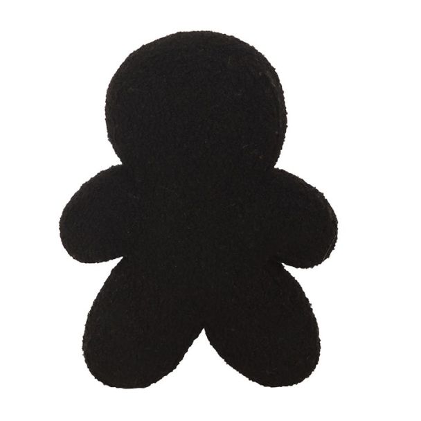Black Gingerdead Man Boucle Cushion