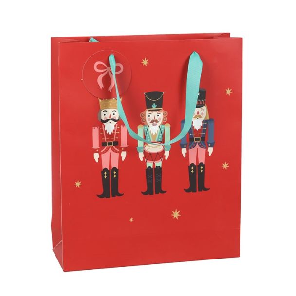 23cm Red Nutcracker Gift Bag