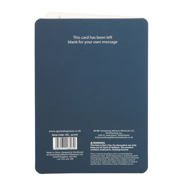 Hand of Hamsa Necklace on Greeting Card