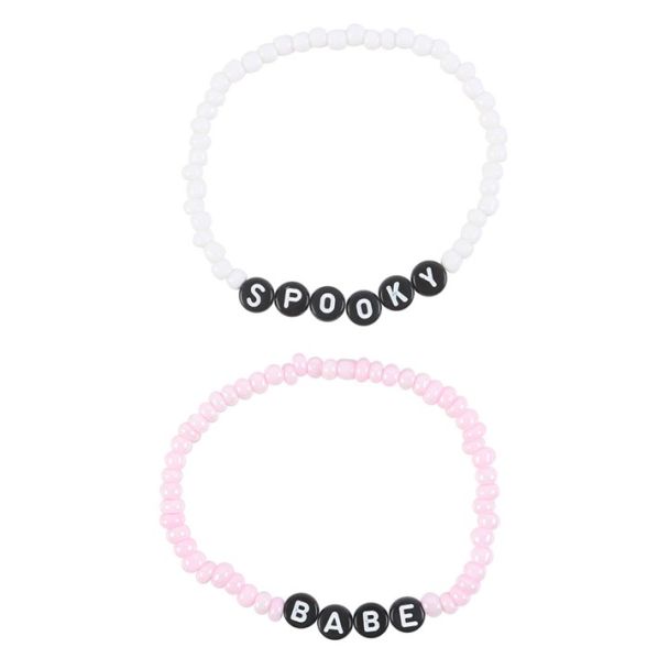 Spooky Babe Beaded Bracelet Set