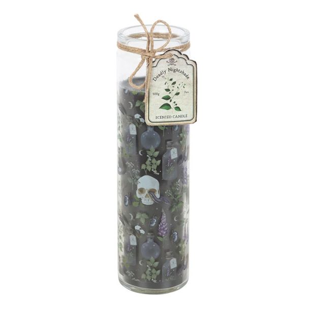 Poisonous Plants Deadly Nightshade Tube Candle
