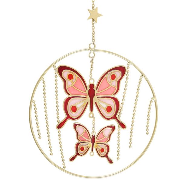 Pink Butterfly Hanging Decoration