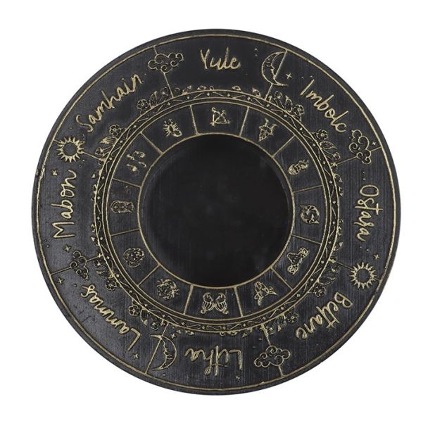 Wheel of the Year Tealight Candle Holder