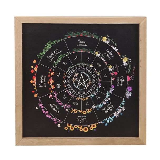 Wheel of the Year Framed Wall Art Print
