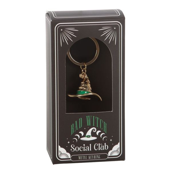 Bad Witch Alloy Witch Hat Keyring