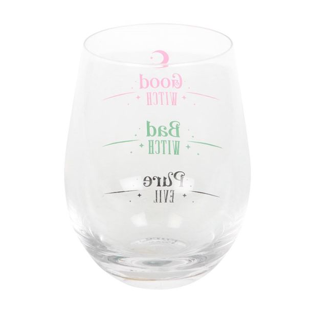 Good Witch, Bad Witch Stemless Glass