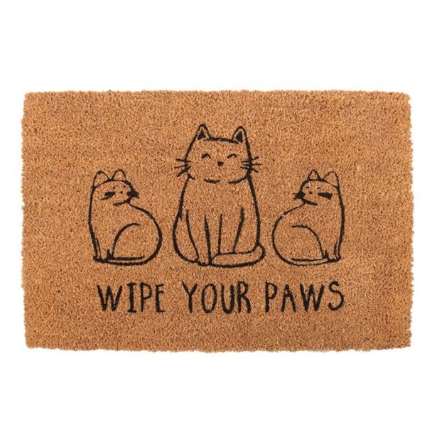 Natural Wipe Your Paws Cat Doormat