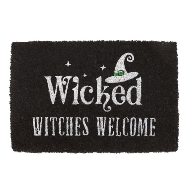 Black Wicked Witches Welcome Doormat