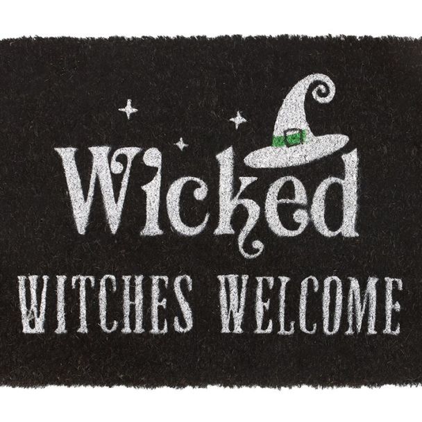 Black Wicked Witches Welcome Doormat