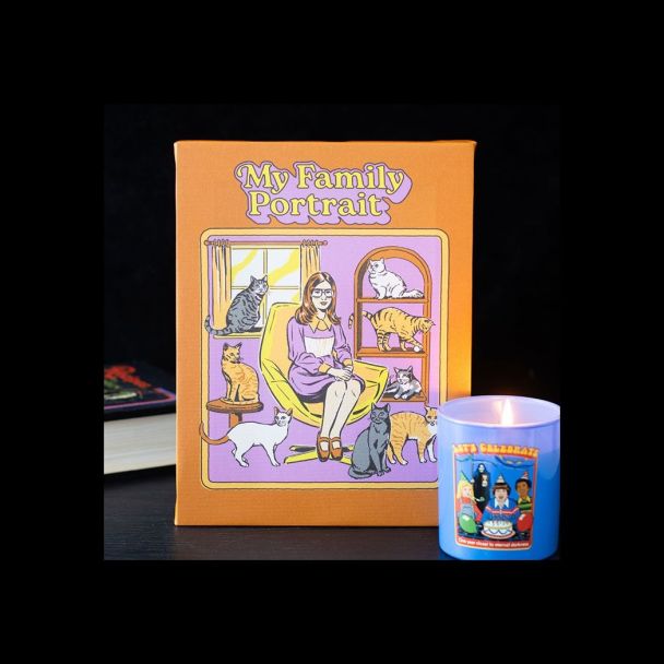 19x25cm My Family Portrait Canvas Plaque by Steven Rhodes