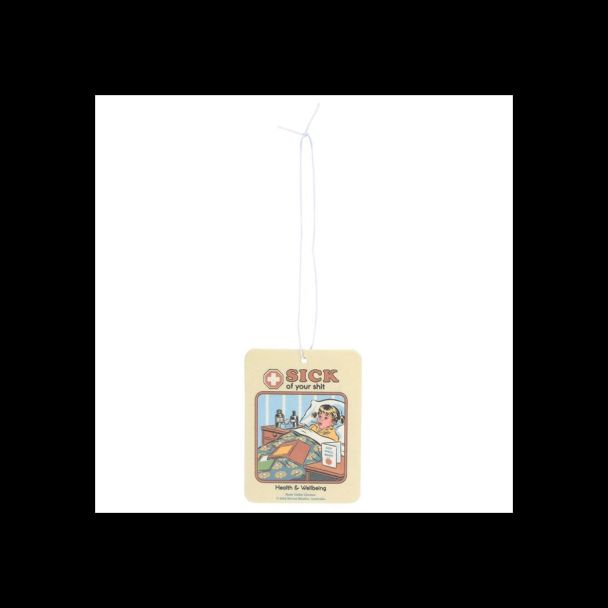 Sick of Your Shit Peach Air Freshener by Steven Rhodes