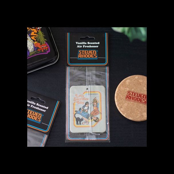 Let's Sacrifice Toby Vanilla Air Freshener by Steven Rhodes