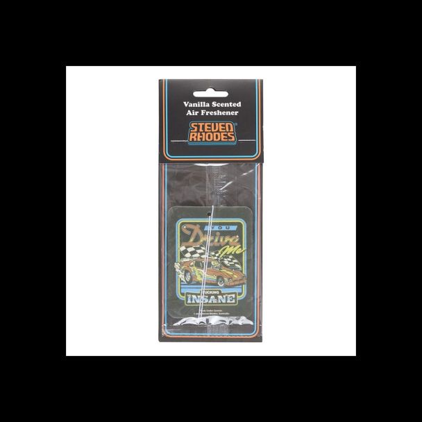 You Drive Me Insane Vanilla Air Freshener by Steven Rhodes