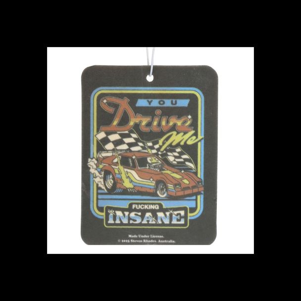 You Drive Me Insane Vanilla Air Freshener by Steven Rhodes