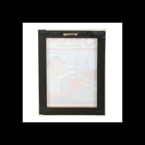 19x25cm Sick Of Your Shit Canvas Plaque by Steven Rhodes