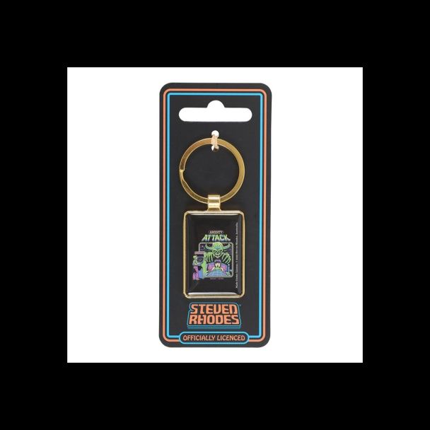 Anxiety Attack Keyring by Steven Rhodes