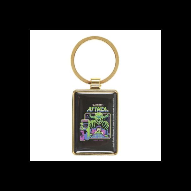 Anxiety Attack Keyring by Steven Rhodes