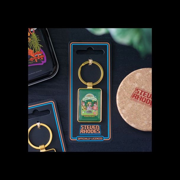 Let's Make Brownies Keyring by Steven Rhodes