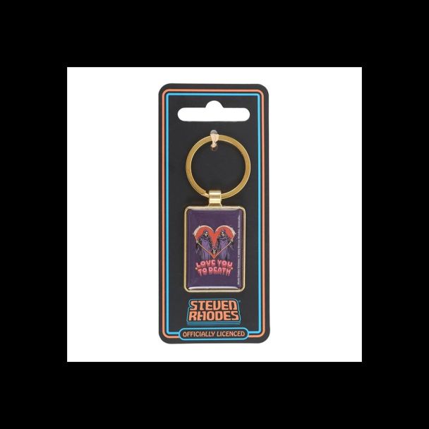 Love You To Death Keyring by Steven Rhodes